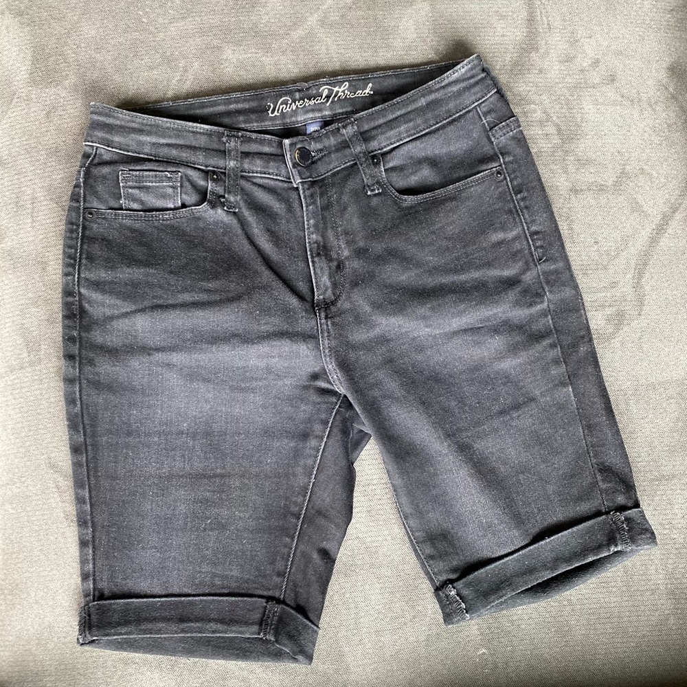 Universal Thread Black Bermuda Shorts